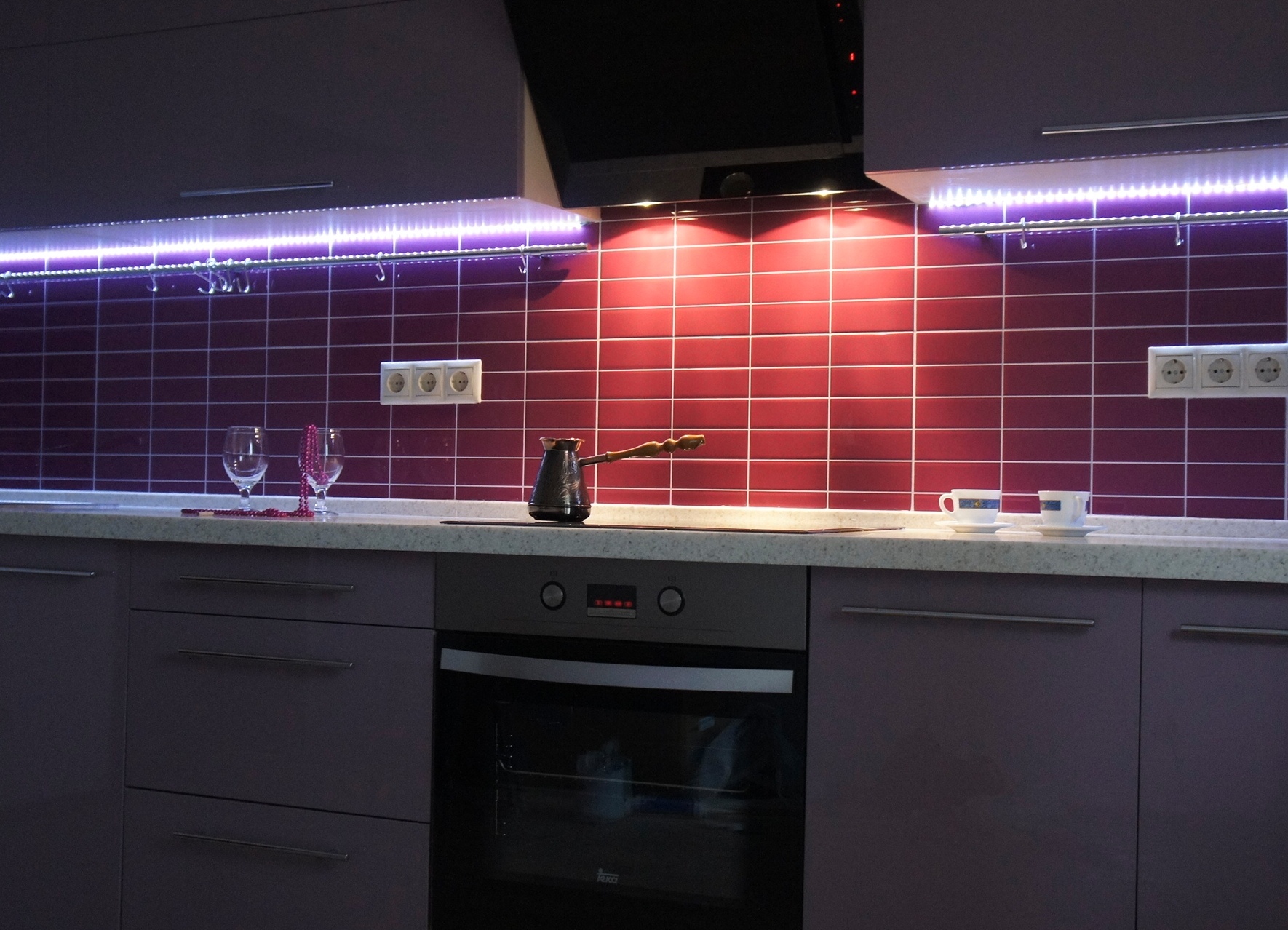 мощность ленты для подсветки кухни