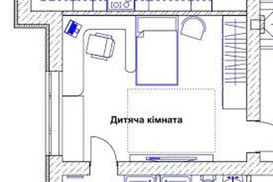 Як розташувати меблі в дитячій кімнаті