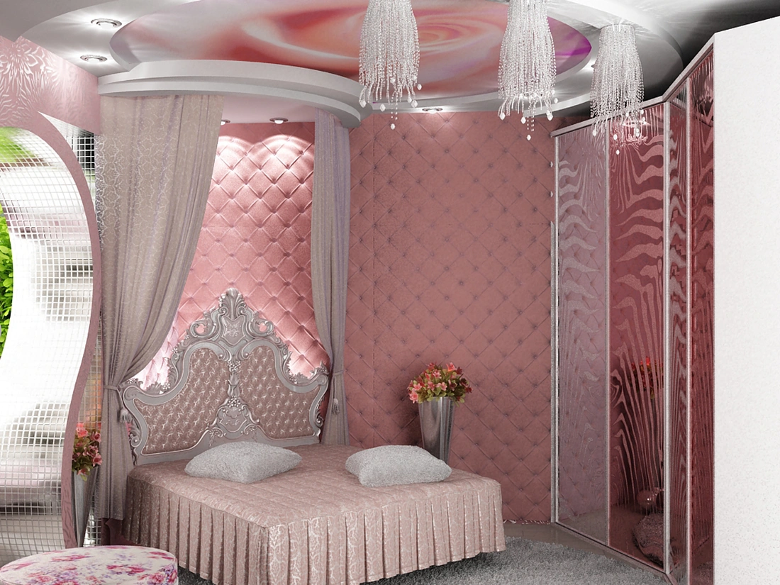 Стили барокко и ампир в спальной комнате создадут атмосферу комфорта и богатства.