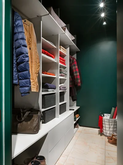 Цвет Night Watch в прихожей. Двери