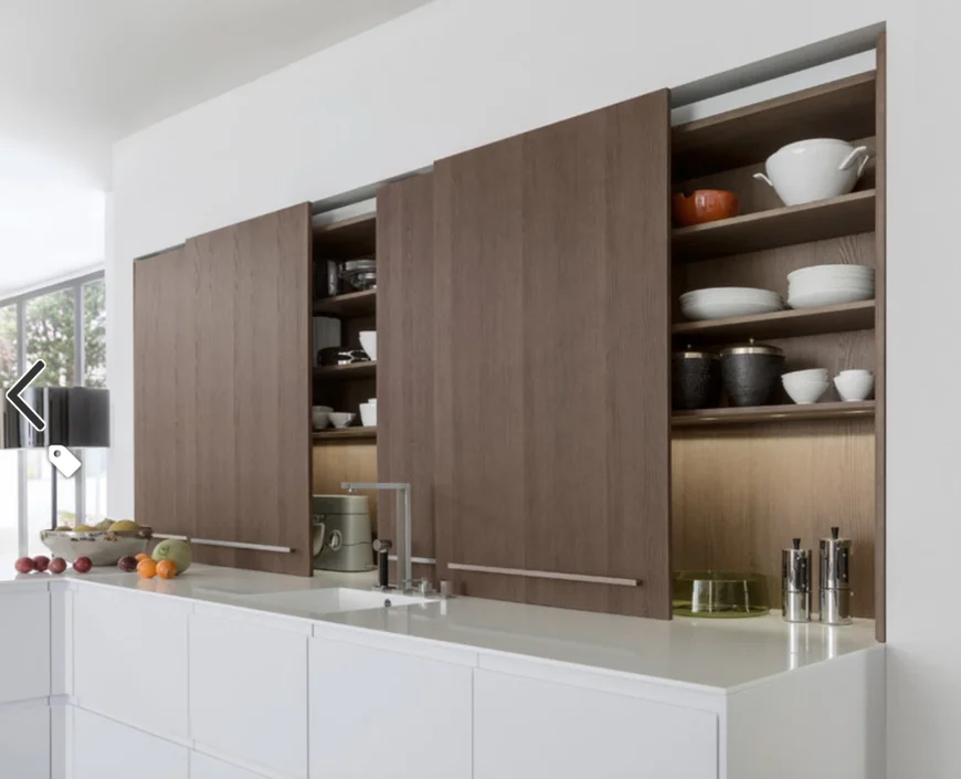 Скрытое хранение на кухне