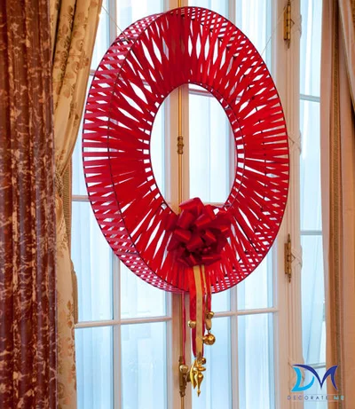 Новогодний интерьер в Государственном Департаменте (Вашингтон) от Девида Старка