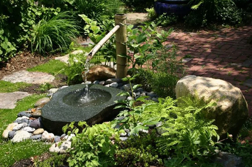 Каменная чаша - цукубаи Каменная чаша - цукубаи