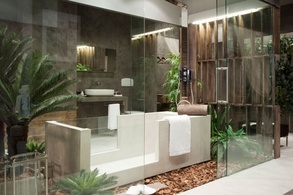 tropical bathroom