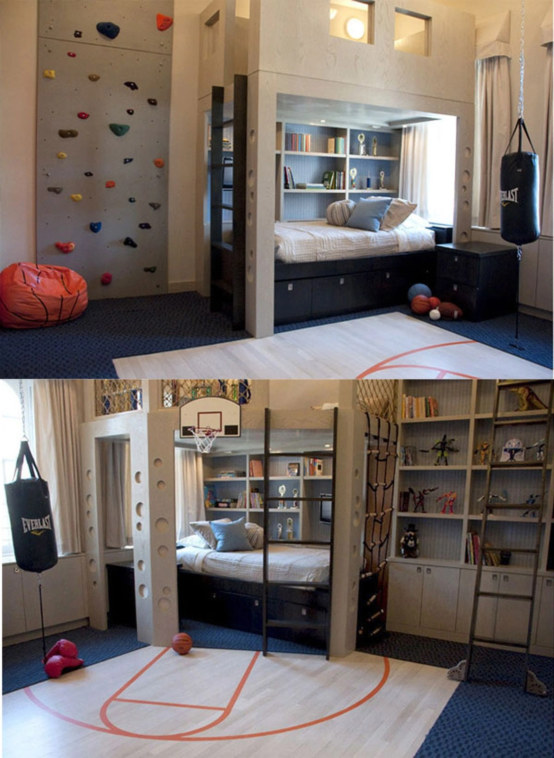 Детская комната с большой игровой зоной