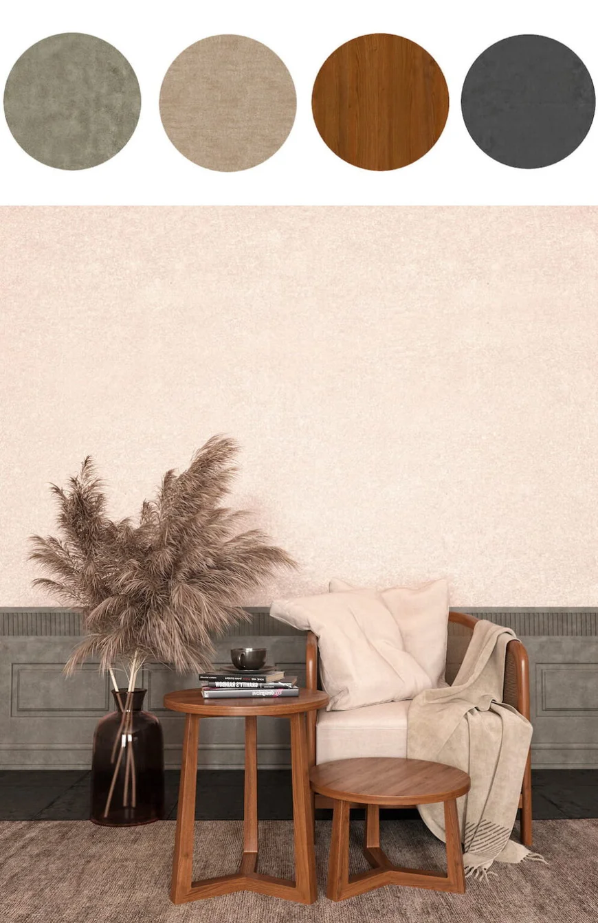 Спокойные, природные оттенки