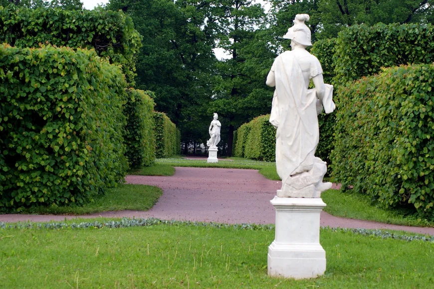 Для боскетов из лиственных пород подойдут: дуб черешчатый, ильм обыкновенный, липа мелколистная, яблоня ягодная, ирга круглолистная, клен Гиннала, клен полевой, клен татарский.