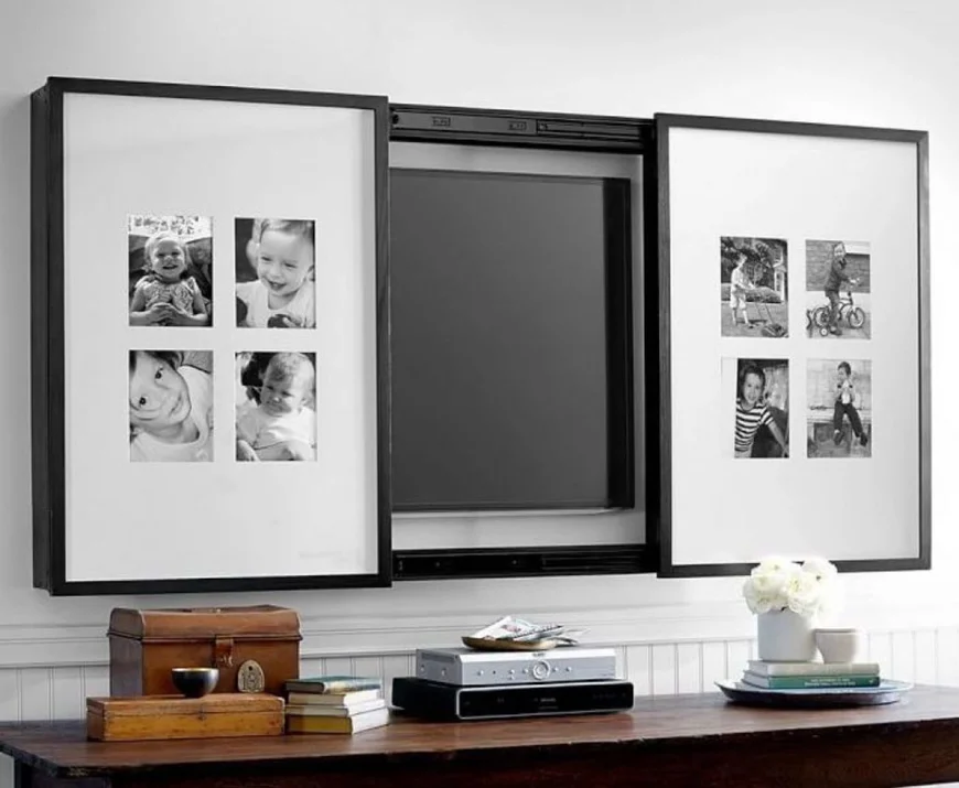 Зона ТВ в гостиной. Нестандартные решения.