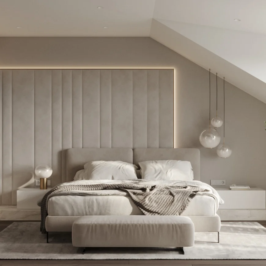Современная спальня из дизайн-проекта Borisstudio
