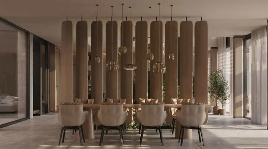 Тиха розкіш інтер'єрів PYRAMID HOUSE