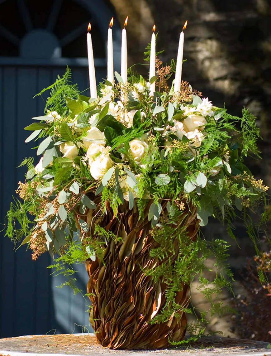 Букет и ваза должны восприниматься окружающими, как единое художественное произведение.