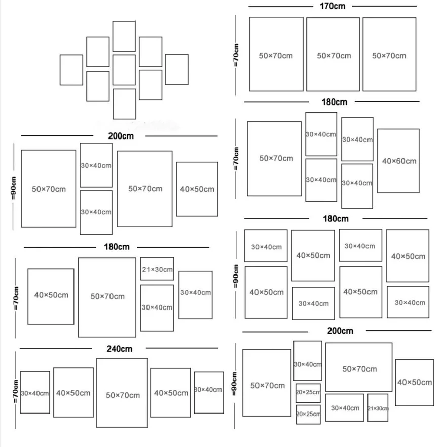 Варіанти комбінування фотографій