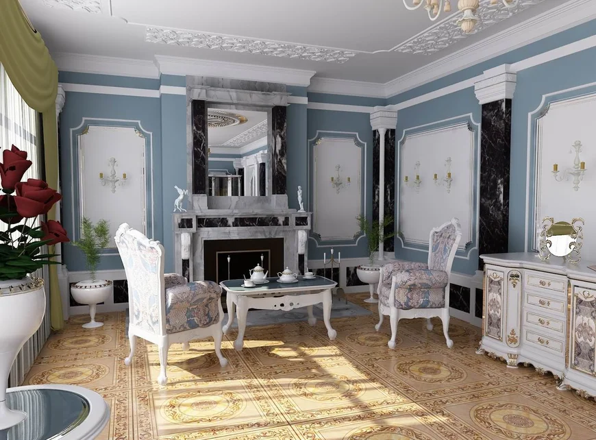 Камень в рококо стиле-гранитные и мраморные элементы строгих форм Камень в рококо стиле-гранитные и мраморные элементы строгих форм