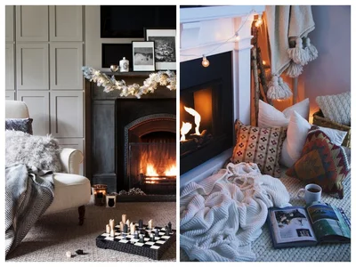 Christmas fireplace decorations Christmas fireplace decorations
