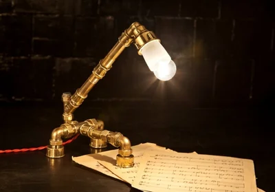 настольный светильник в стиле лофт