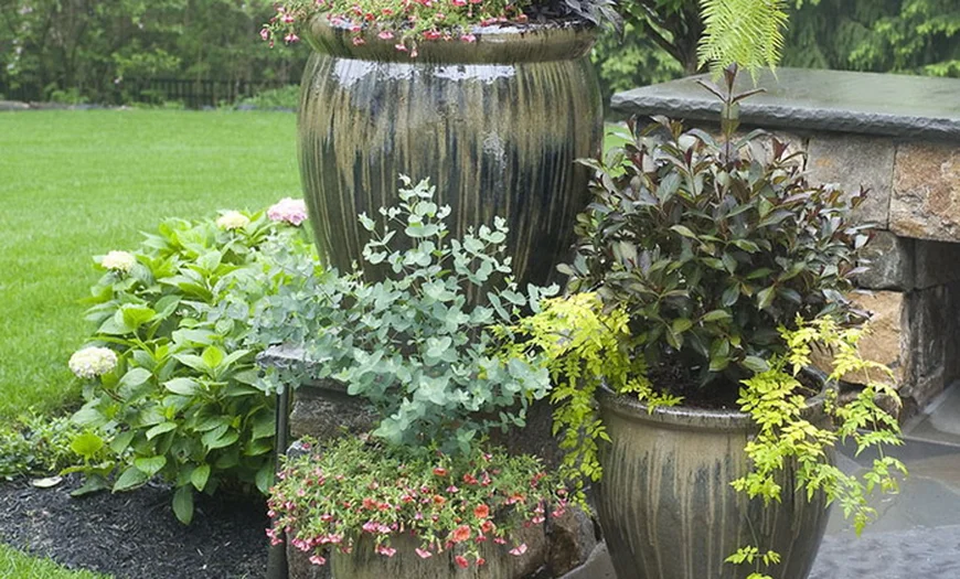 Керамический вазон