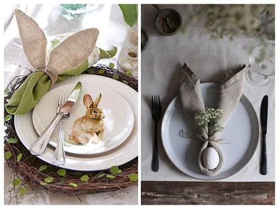 Easter table setting