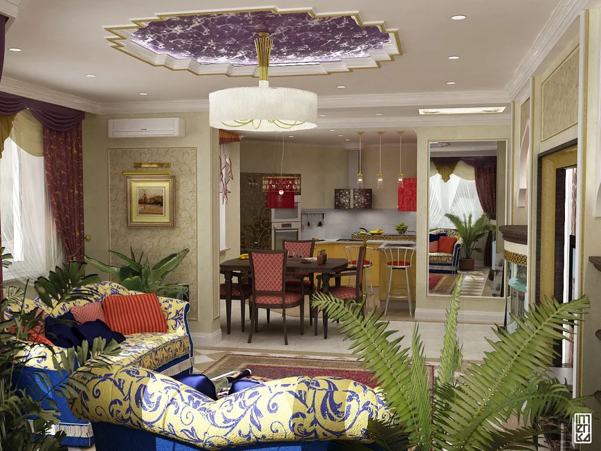 Дизайн и проектирование интерьера. Гостиная