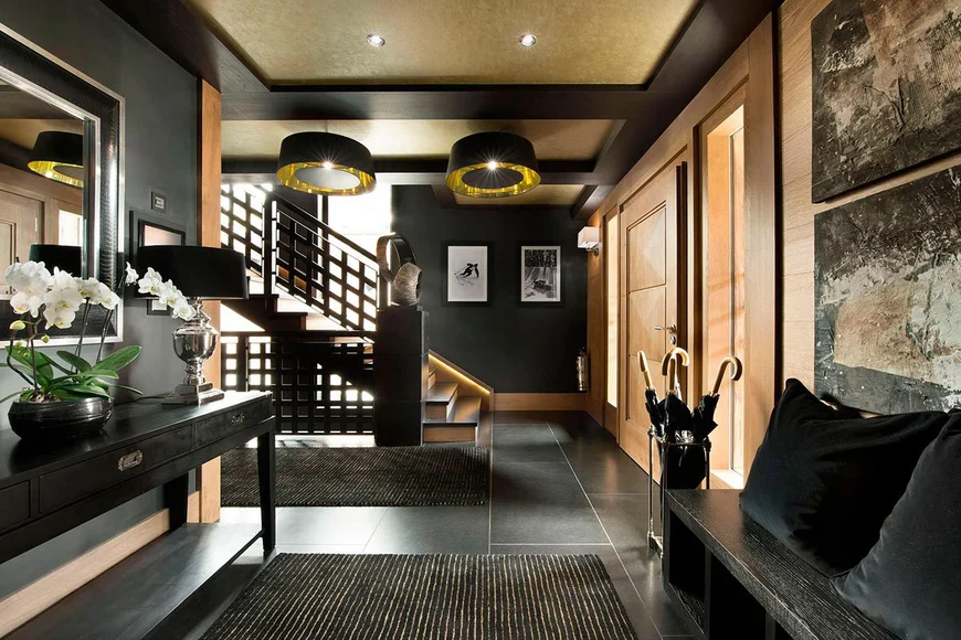 Черный цвет в интерьере