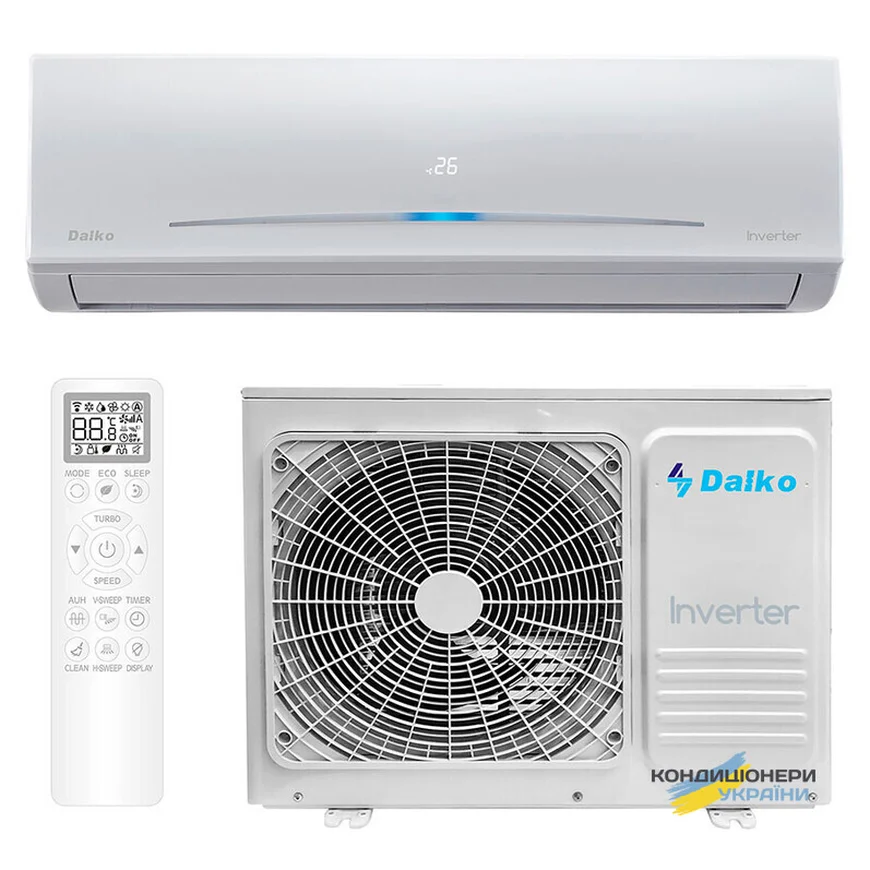 Модель кондиціонера інверторного типу за добу споживає на 30% менше енергії, ніж неінверторна аналогічної потужності.