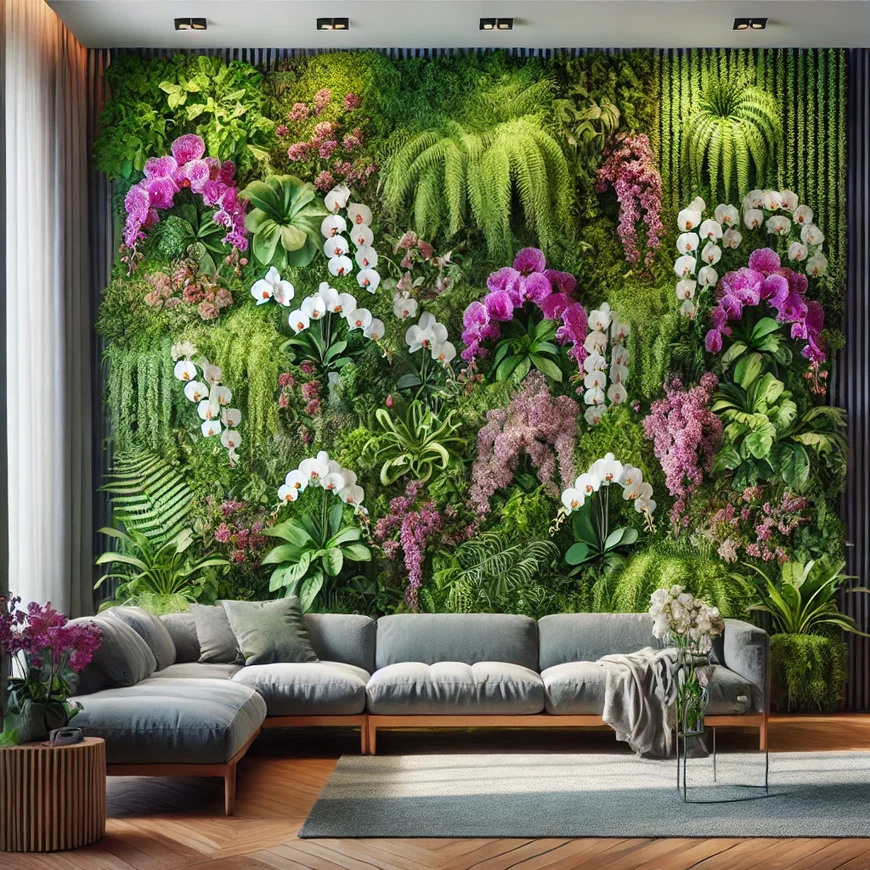 Фітостіна з орхідей