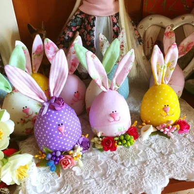 Пасхальный кролик. Мастер: Ирина Кривенька