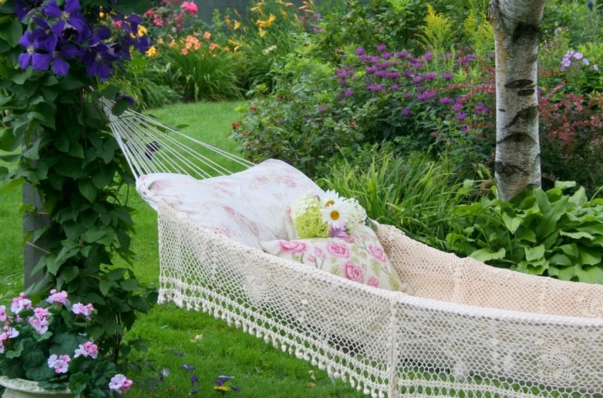 Гамак не занимает дополнительного места