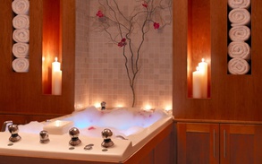 tropical bathroom