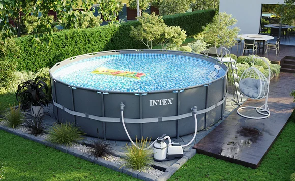 Преимущества каркасного бассейна  .