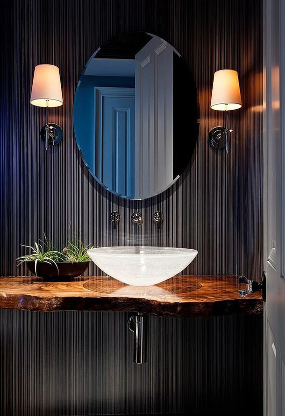 Tropical bathroom design