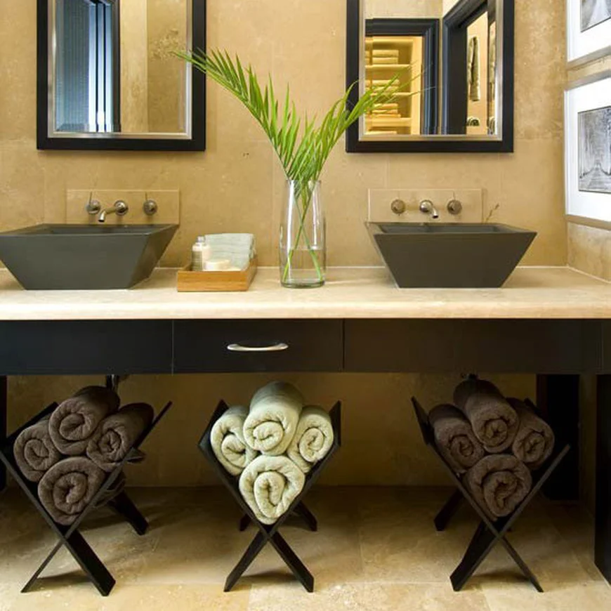 Полотенце для ног: места хранения