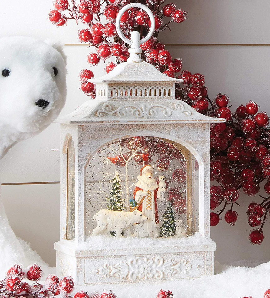 Новогодний декоративный фонарь