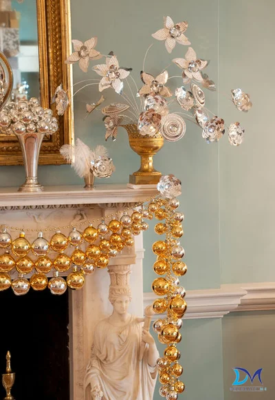 Новогодний интерьер в Государственном Департаменте (Вашингтон) от Девида Старка