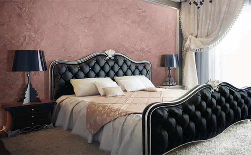 Жидкие обои в интерьере спальни Жидкие обои в интерьере спальни