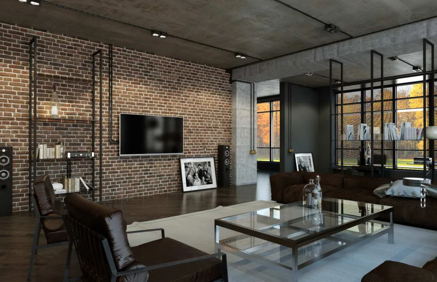 Промышленный интерьер Loft