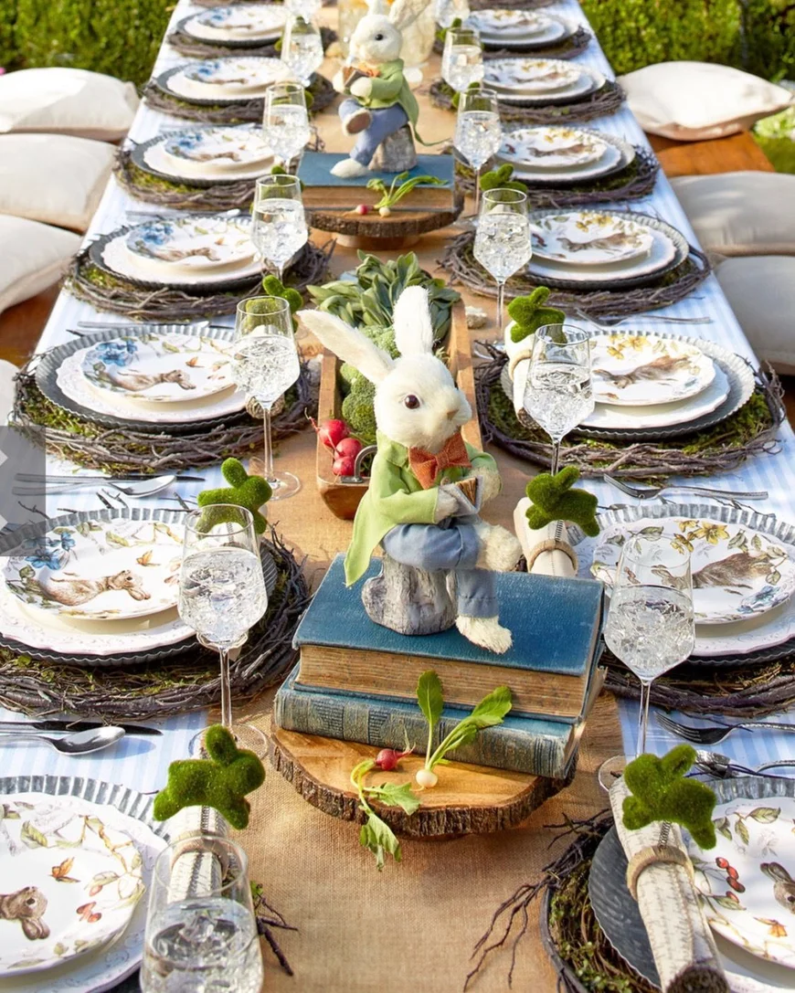 Easter table setting