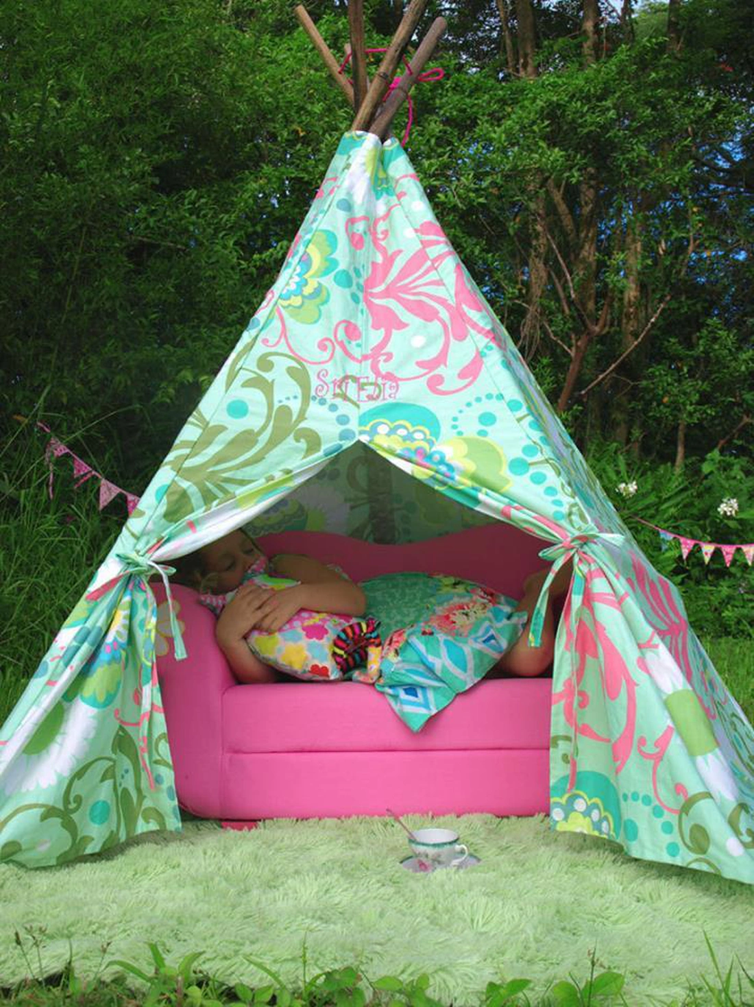 Лоскутная палаточка для детей