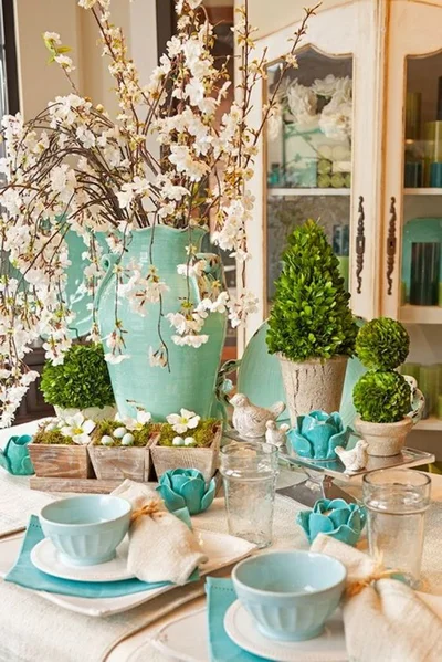 Easter table setting