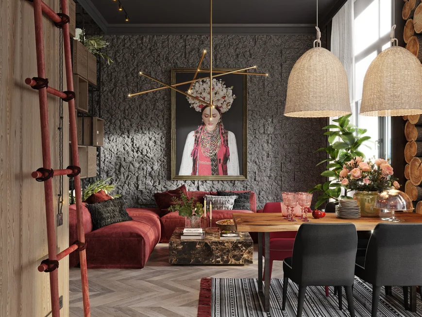 CHERVONY APPARTMENT. Дизайн и визуализация: Алеся Касьяненко. CHERVONY APPARTMENT. Дизайн и визуализация: Алеся Касьяненко.
