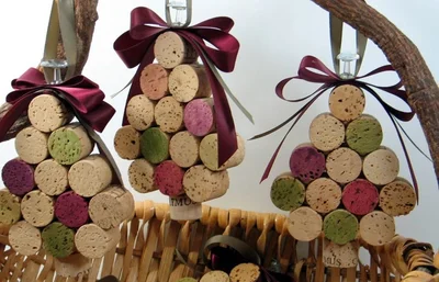 декор из винных пробок