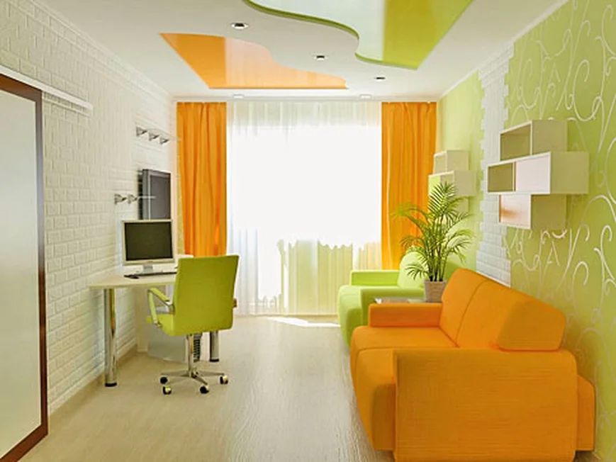 Дизайн интерьера комнаты для мальчика в современном стиле