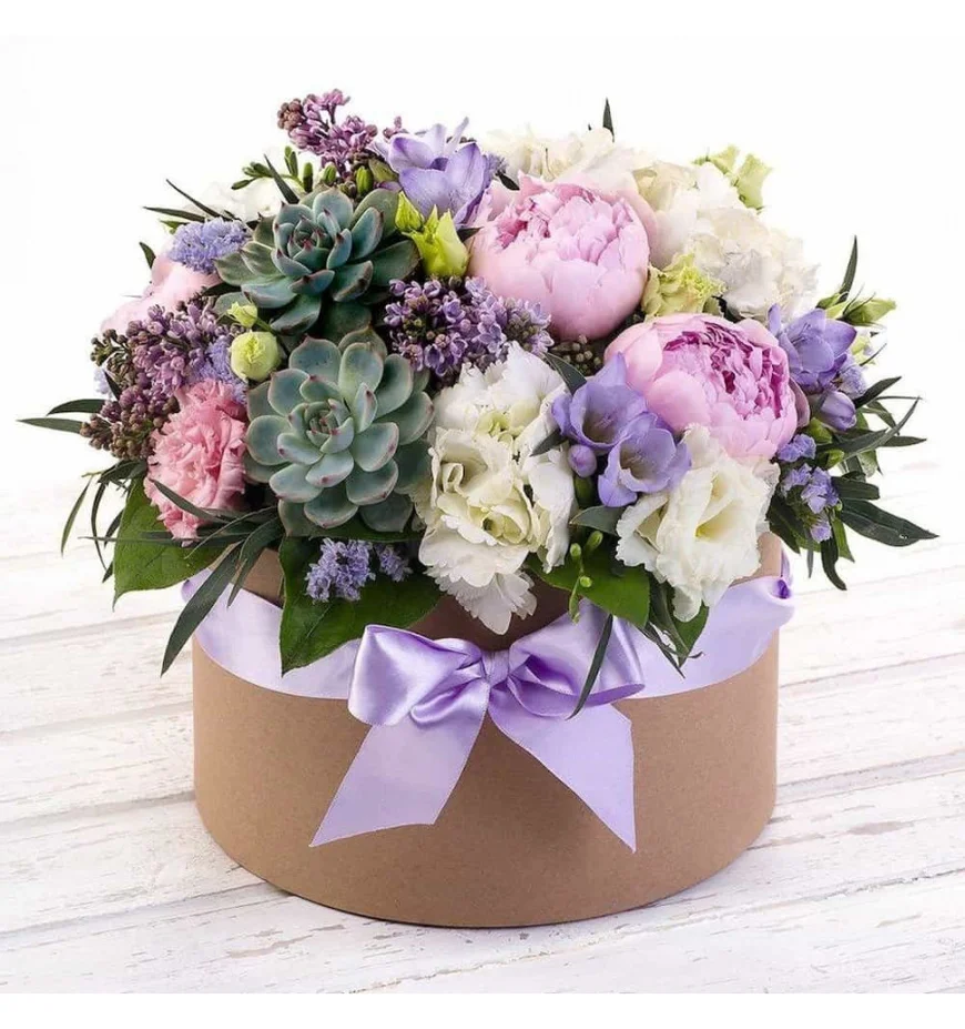 Букет в коробке