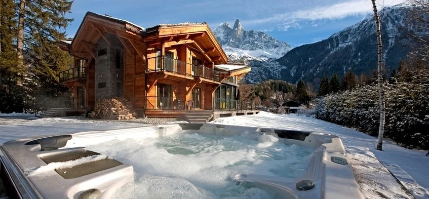 Шале CRAGGANMORE - джакузи на воздухе