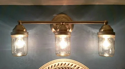 Светильник из банки