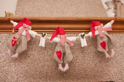 гирлянда из гномов своими руками