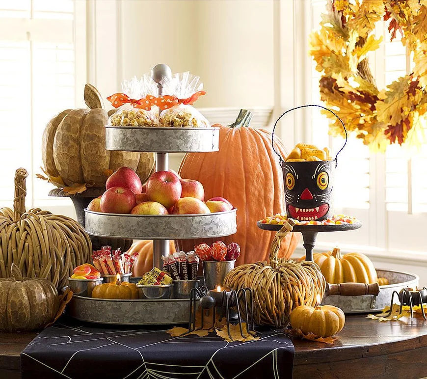 Сервировка стола на Хэллоуин