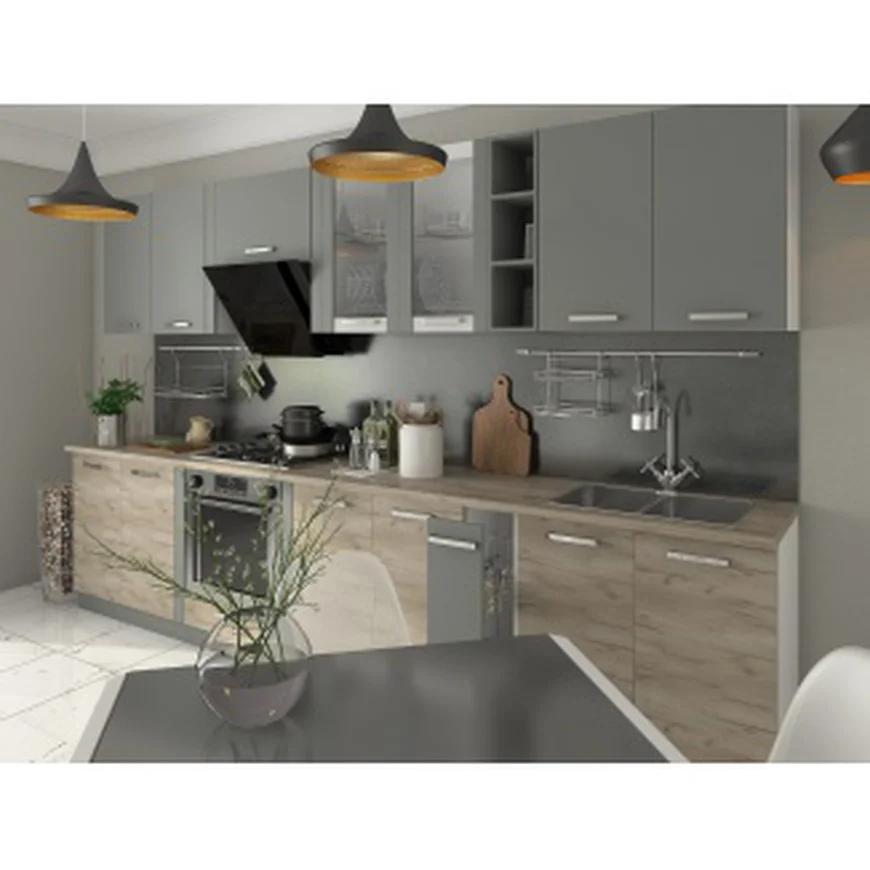 Современная прямая кухня