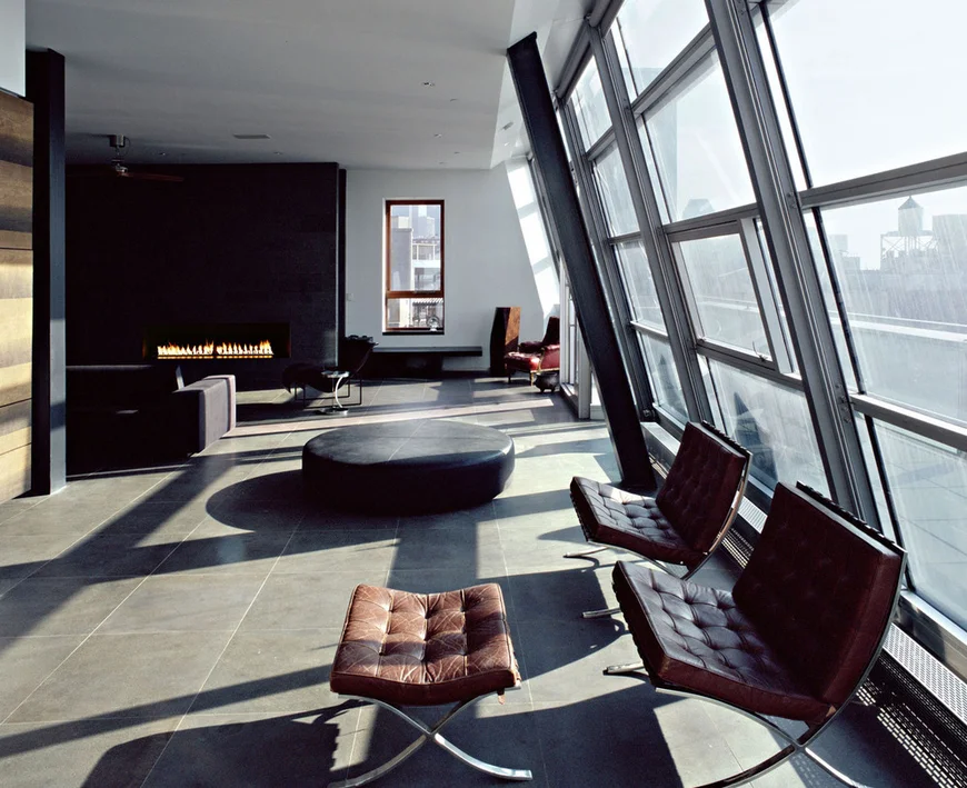 Бывший склад площадью 975 квадратных метров архитектурная студия Archi-Tectonics переделала в лофт. Сохо. Нью-Йорк. Бывший склад площадью 975 квадратных метров архитектурная студия Archi-Tectonics переделала в лофт. Сохо. Нью-Йорк.