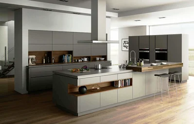 дерево в дизайне кухни