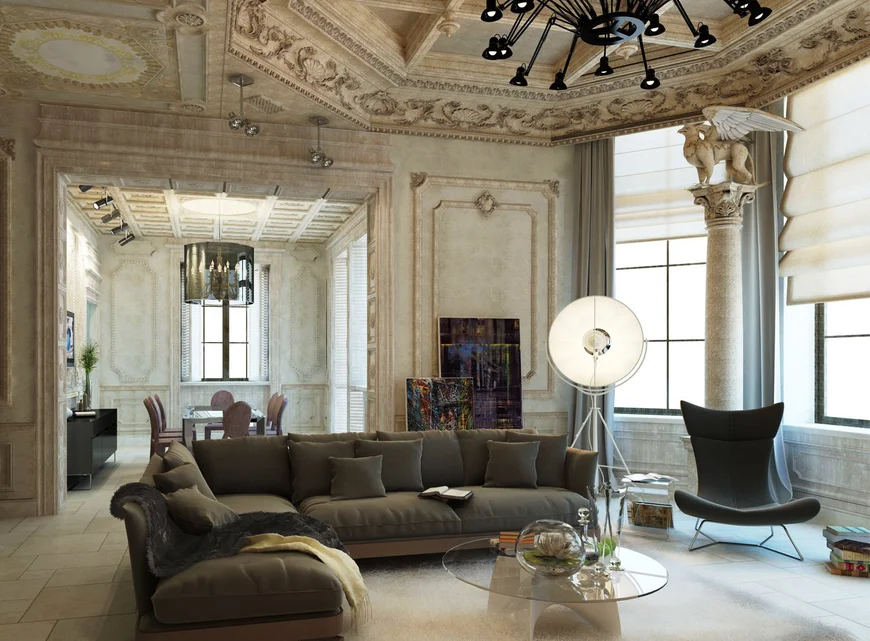 Лепка и колонны